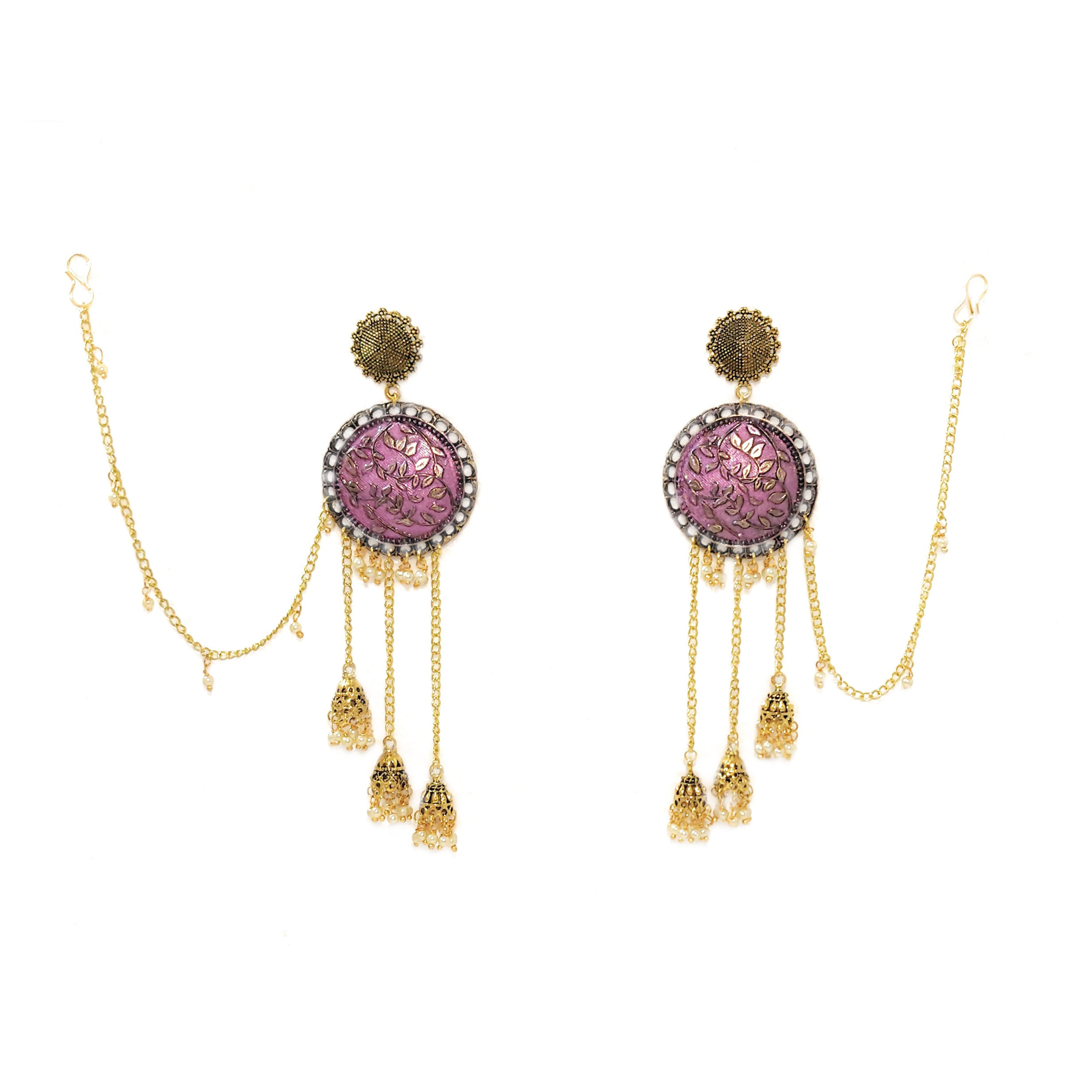 Brass American Diamond AD Latest Style Jhumka Earring at Rs 1699/pair in  Mumbai