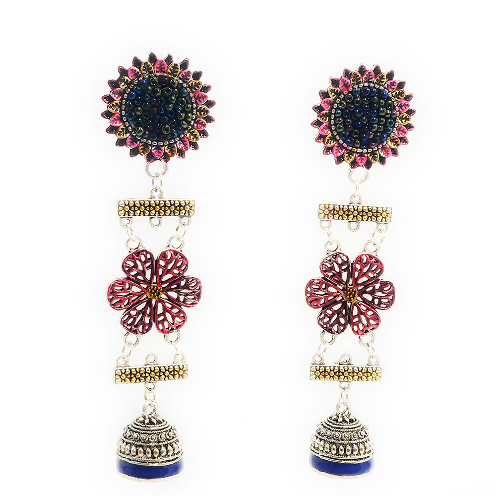 Buy Elsie Nakshatra CZ Jhumka Earrings | Tarinika